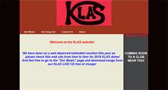 Desktop Screenshot of klasband.com