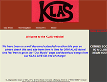 Tablet Screenshot of klasband.com